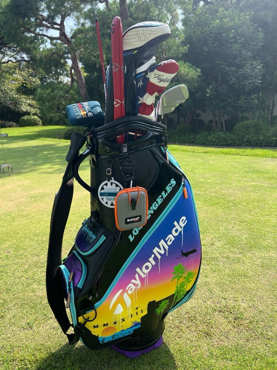 TaylorMade テーラーメイド アスリート 　中古　ゴルフ キャディバック TaylorMade - 【超希少】 キャディバッグ アスリートスタッフ