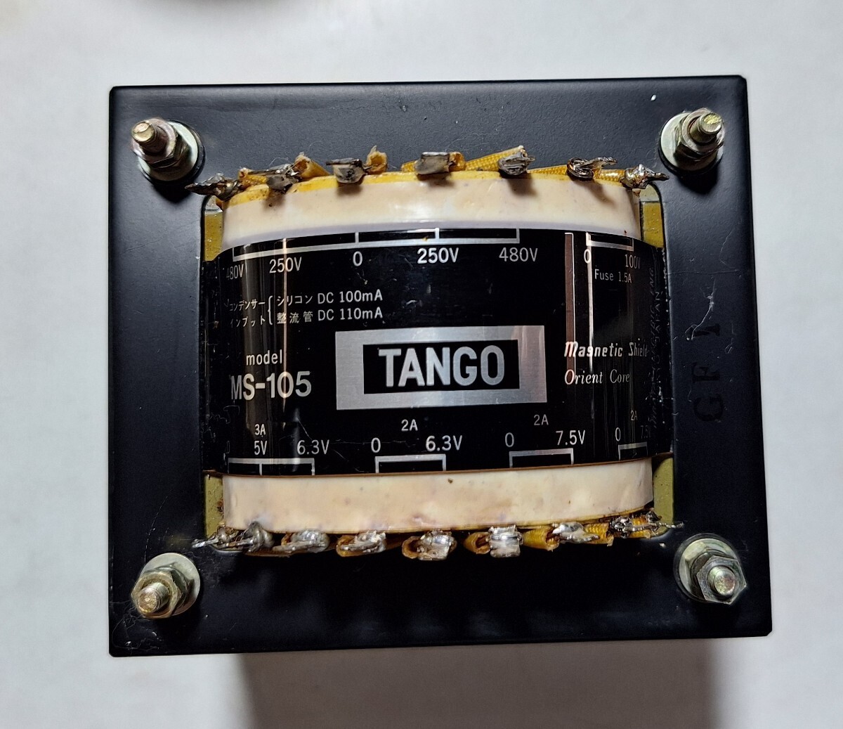 中古 TANGO タンゴ 伏型パワートランス シールド付き MS-360 中古 TANGO タンゴ 伏型パワートランス シールド付き MS-360