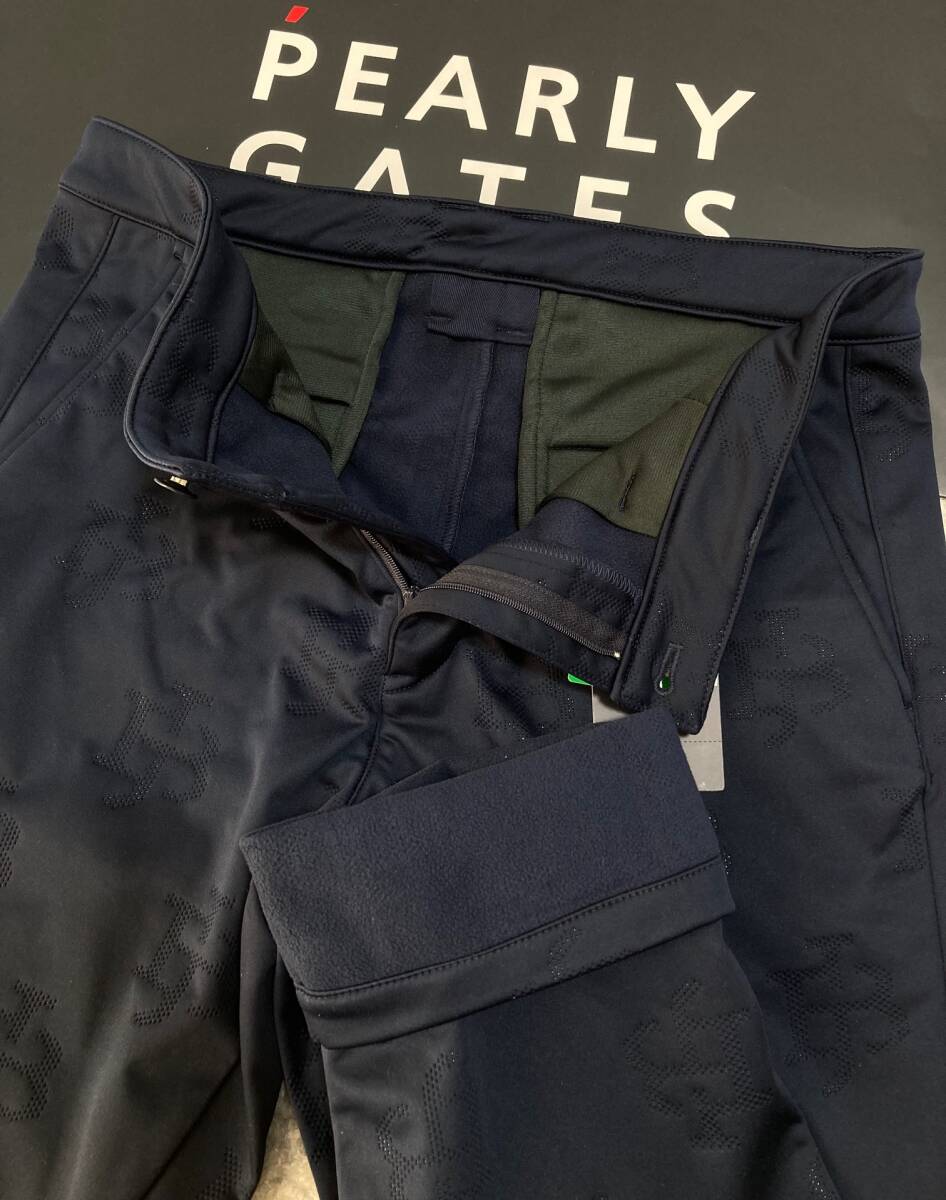 新品 パーリーゲイツ ジャックバニー コットンストレッチパンツ(6)黒　ブラック JACK BUNNY!! - 新品 パーリーゲイツ ジャックバニー コットン