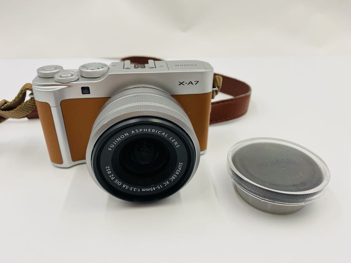 極美品♪ FUJIFILM X-A7 ブラウン　15-45mmレンズキット 富士フイルム FUJIFILM X-A7 レンズキット オークション比較 - 価格.com