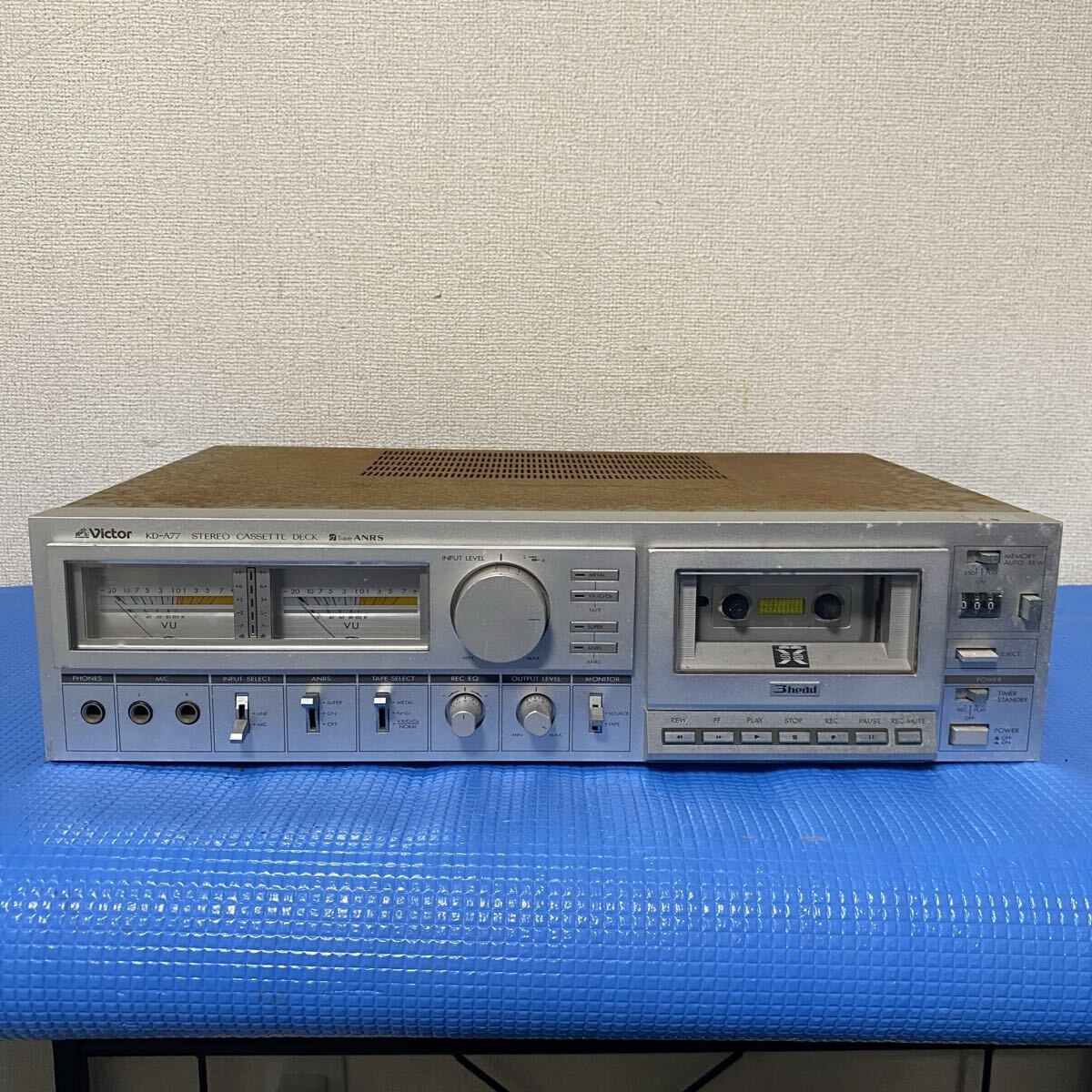 Y1191 ステレオ カセットデッキ Victor ビクター KD-A6 ジャンク品 中古 訳あり