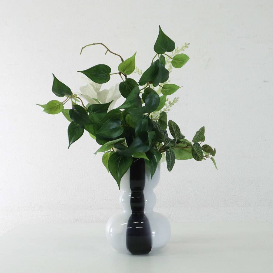 高級花瓶　新品未使用　保管品 花瓶・壺・取っ手付き・No.200314-02・梱包サイズ100