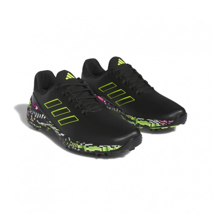 27.5）adidas ゴルフシューズ ✨新品未使用✨　ブラック 使いやすい アディダス（adidas）（キッズ）ゴルフシューズ ジュニア コード