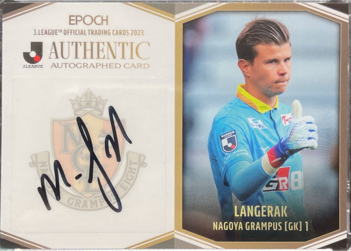 EPOCH 2019 名古屋グランパス 直筆サインカード ランゲラック Yahoo!オークション -「ランゲラック」(Jカード) (シングル