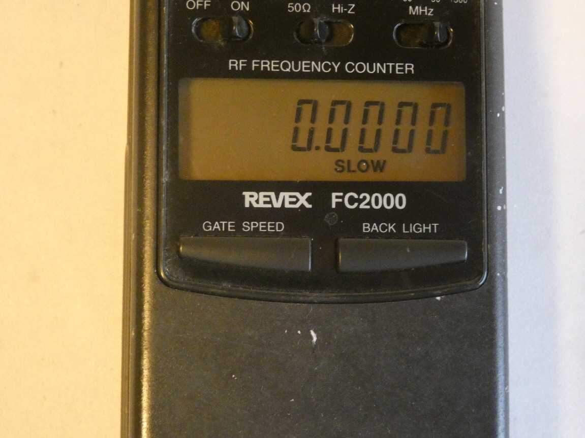 REVEX FC2000　周波数カウンター ジャンク Yahoo!オークション -「revex fc2000」の落札相場・落札価格
