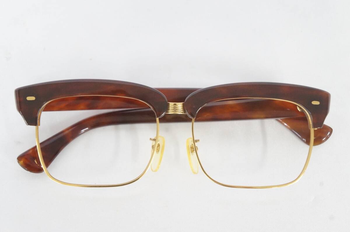 k5，金製，水晶，眼鏡，鼈甲，金工，江户，インテリア，ケースと丸型メガネセット k5，金製，水晶，眼鏡，鼈甲，金工，江户，インテリア，ケースと