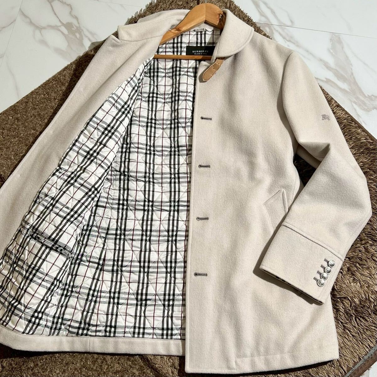 未使用級 バーバリーブラックレーベル マリンコート ジャケット アウター 春 2025年最新】ブラックレーベル マリンコートの人気アイテム