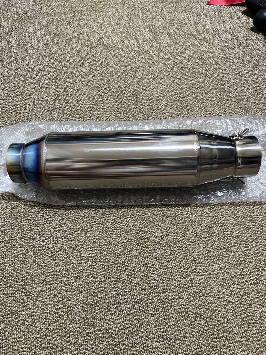 ★中古品 チタンマフラーサイレンサー 60.5 汎用品 楽天市場】チタン サイレンサー ロング 60.5パイ 汎用 60パイ