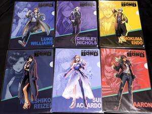 ☆クリアファイル☆ Nintendo Switch バディミッションBOND 未開封 全6枚セット アーロン モクマ ルーク スイ ナデシコ チェズレイ /T57