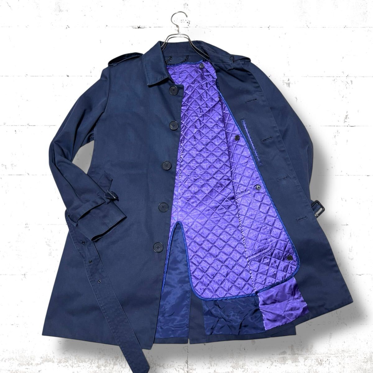 新品【ポールスミス】3シーズン対応 現行モデル ステンカラーコート 紺 L 楽天市場】ポールスミス ステンカラーコートの通販