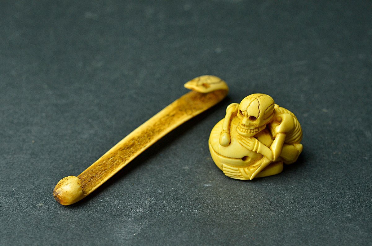 2025年最新】Yahoo!オークション -鹿角 根付の中古品・新品・未