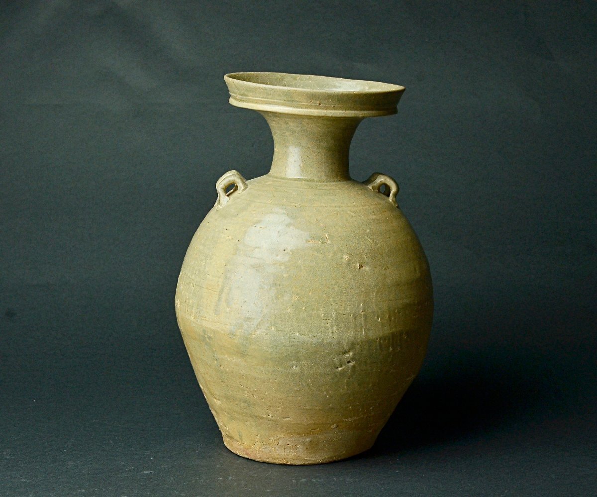 唐時代越州窯大花瓶 唐時代越州窯大花瓶