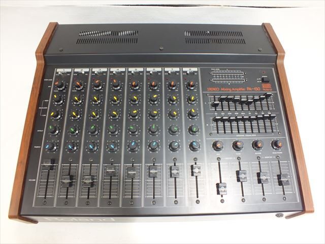 Roland PA-150 アナログミキサー スプリングリバーブ内蔵　137 Roland PA-150 アナログミキサー アンプ パラメトリックEQ