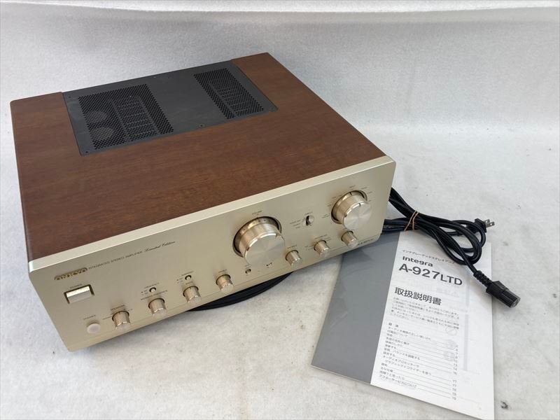 ONKYO オンキョープリメインアンプ　Integra A-927 完動品 稀少 ONKYO オンキョープリメインアンプ Integra A-927 完動品 稀少