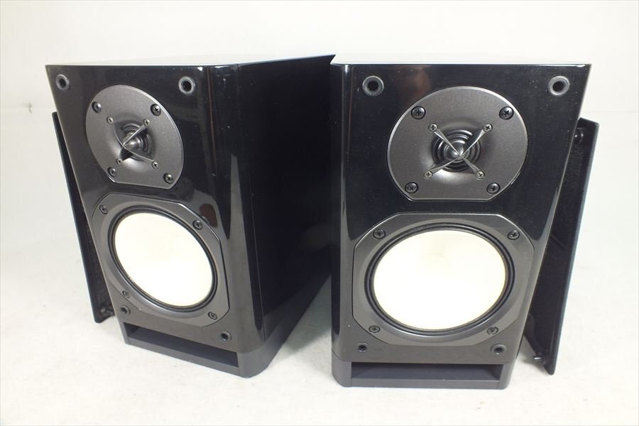 【未使用品】ONKYO D-NX10 オンキョー　スピーカー ONKYO D-NX10 Piano black Speakers 30x24.5x17cm/11.81x9.64x6