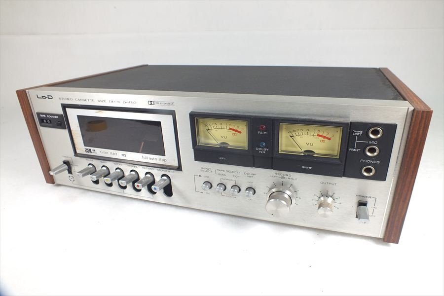 【完動品】Lo-D カセットデッキ D-1 2025年最新】Yahoo!オークション -lo d カセットデッキの中古品