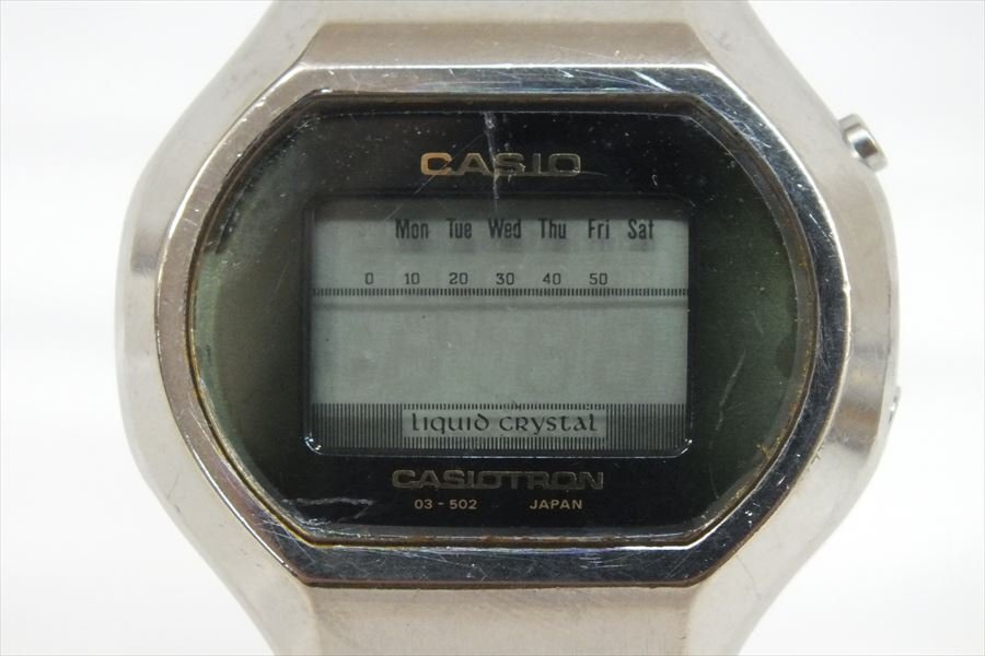 カシオ カシオトロンメンズ腕時計 【デッドストック.未使用.稼働品】 カシオ カシオトロンメンズ腕時計 【デッドストック 未使用 稼働