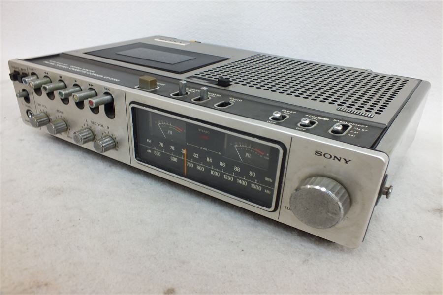 SONYラジオカセットデンスケ CF-2700 中古動作品ブルーLEDに交換済み SONYラジオカセットデンスケ CF-2700 中古動作品ブルーLEDに交換