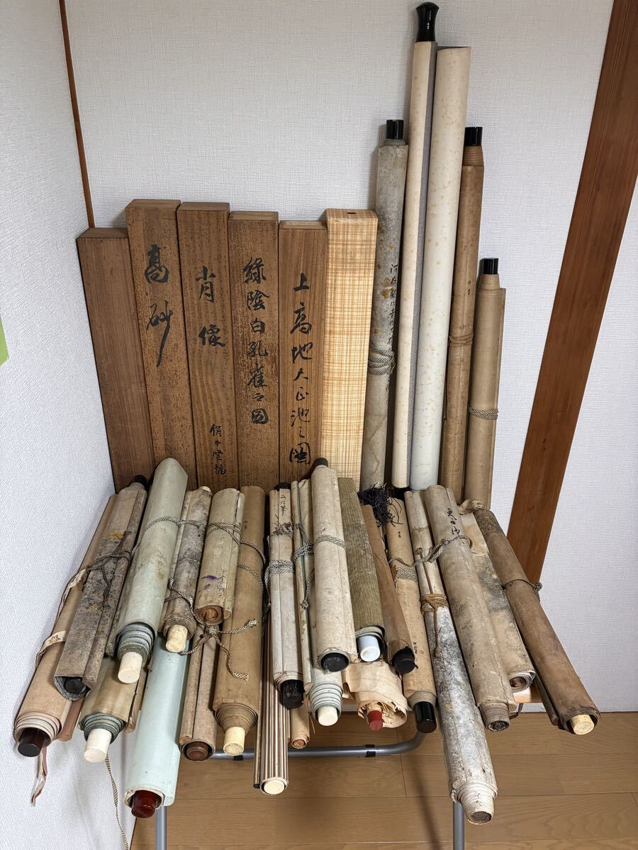 掛軸骨董品古美術古書掛軸 中国掛軸 書画 | 骨董古美術買取 福岡美術