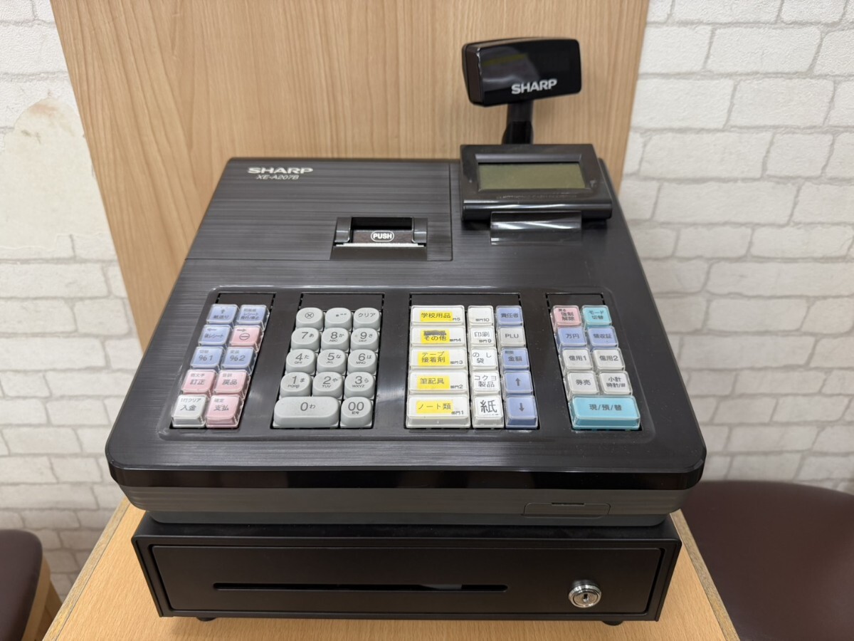 CANBAS】SHARP レジスター【未使用ロール紙4本付】 Yahoo!オークション