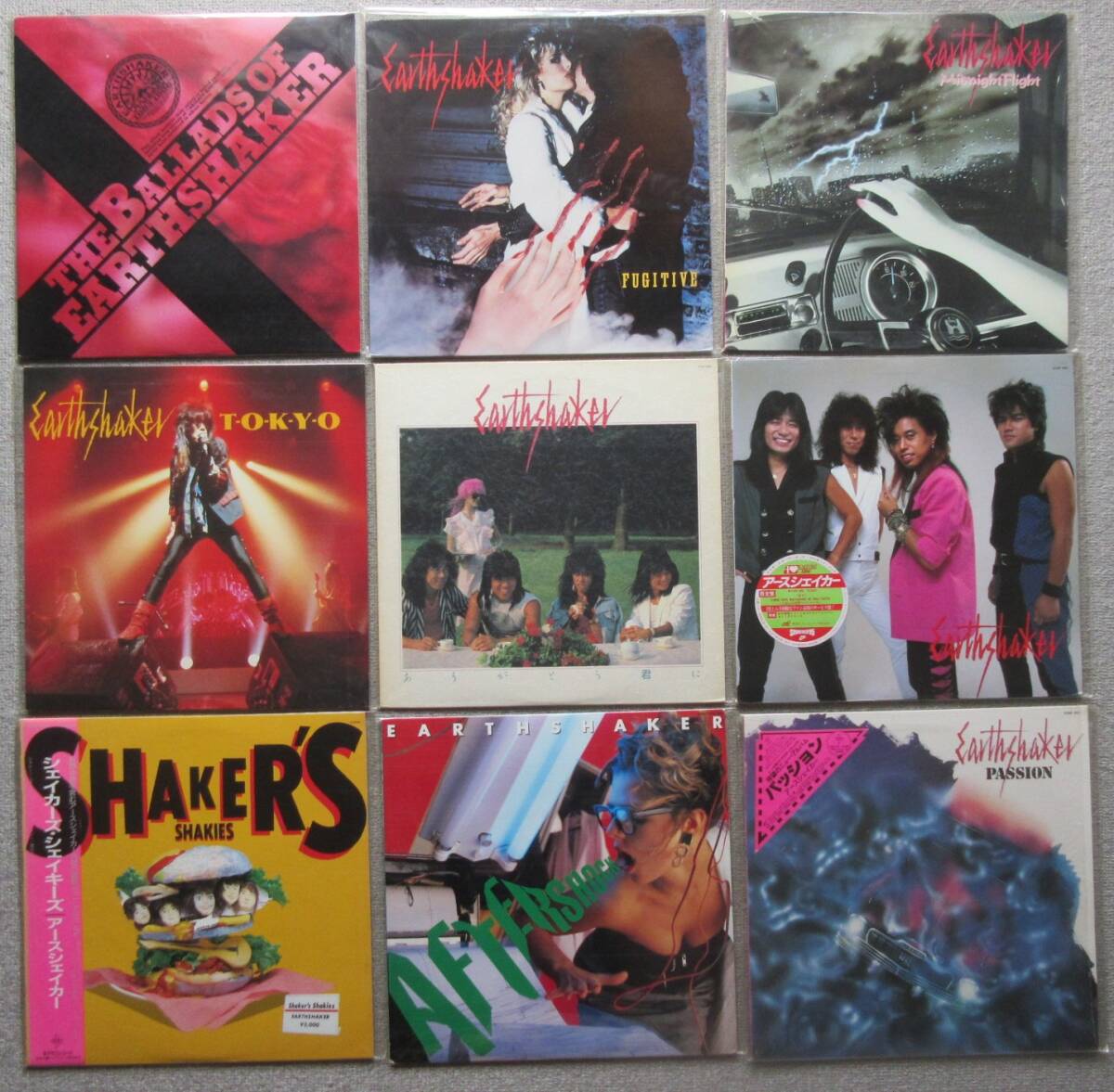 アースシェイカー ファンクラブ会報 VOL1～4,直筆サイン,パンフ他 ジャパメ アースシェイカー ファンクラブ会報 VOL1～4,直筆サイン,パンフ