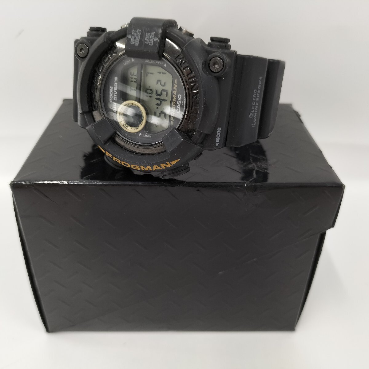 未使用 箱説タグ付 G-SHOCK DW-8200MB フロッグマン ブラック DW-8200BM-1T フロッグマン メンインブラック2 – G-BRIDGES