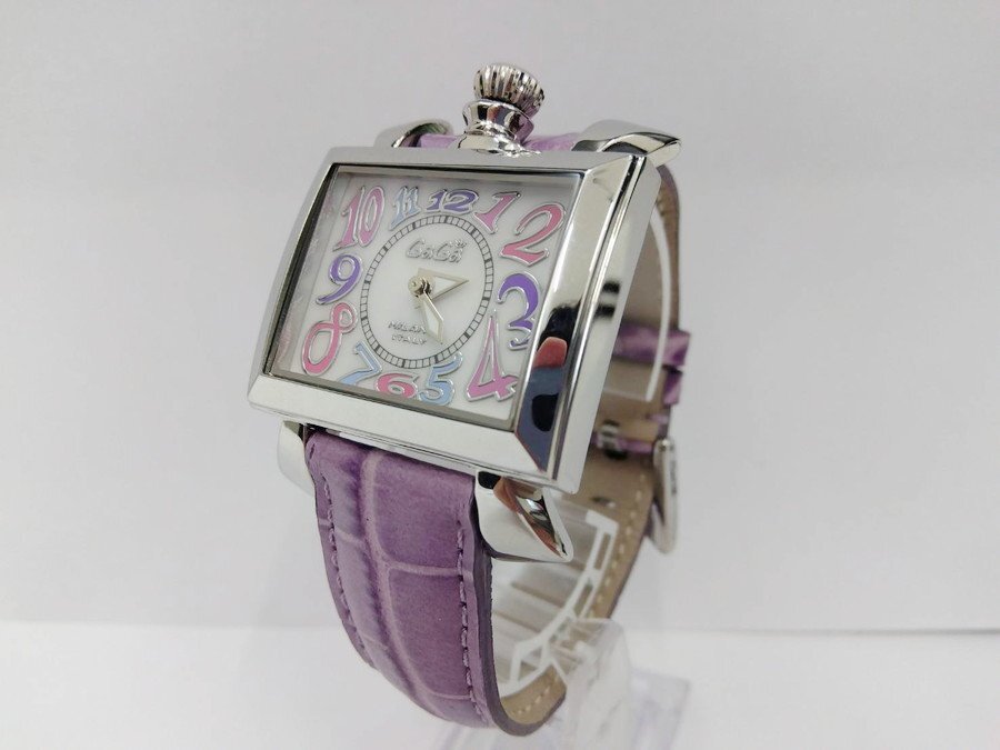 【希少】 ガガミラノ メンズ 腕時計 クォーツ ナポレオーネ 紫 パール 楽天市場】ガガミラノ GaGa MILANO ナポレオーネ 46MM