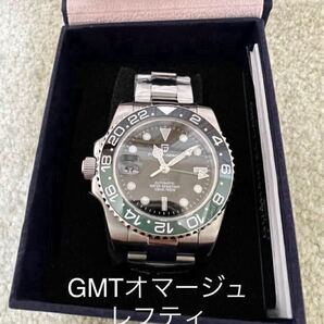 GMT レフティ 自動巻 緑 ペジーニデザイン noob GMTマスターオマージュ