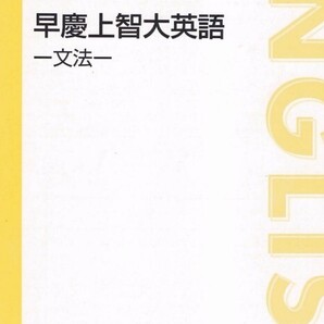 【最難関!】早慶上智大英語-文法- 夏期講習 私大最難関の作文問題を制覇!