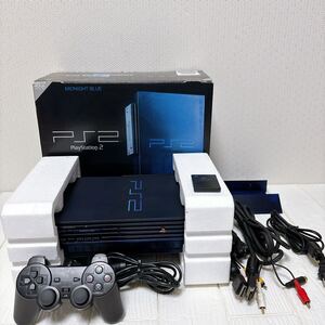 PS2 プレイステーション2 本体 BB Pack ミッドナイトブルー SCPH-50000MB/NH
