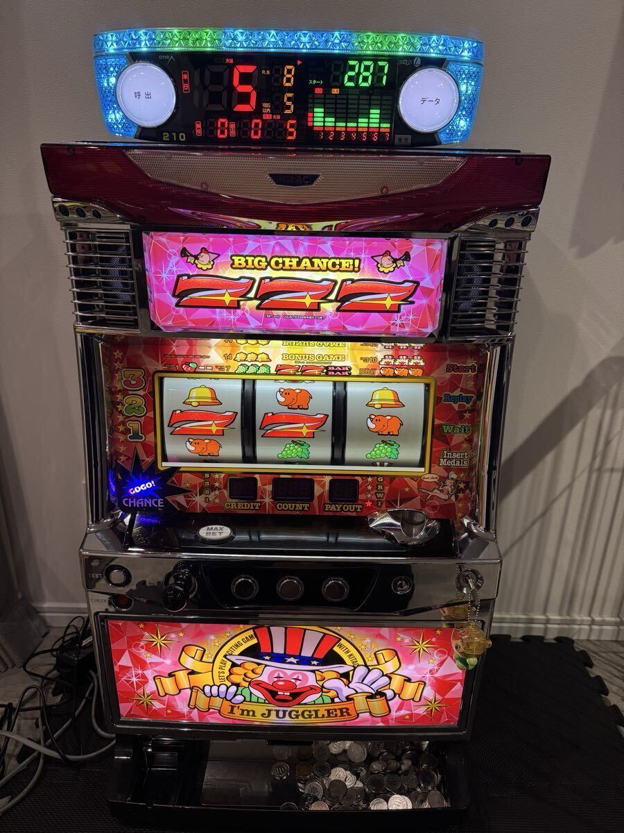 Yahoo!オークション - アイムジャグラーEX 黒 実機 希少 データ