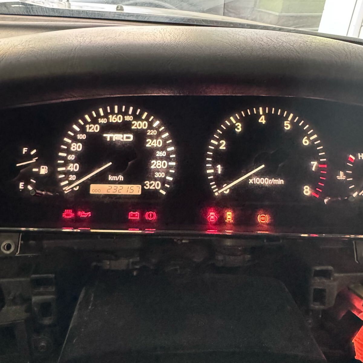 JZX90系 TRD フルスケールメーター assy jzx90 TRD フルスケールメーター ツアラー Vタコメーター 320km