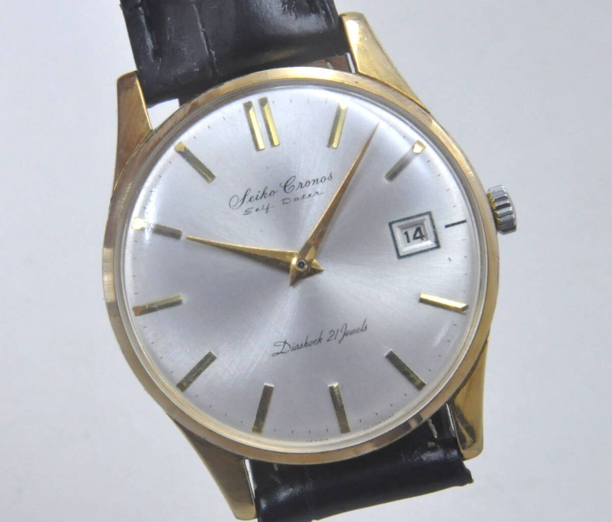 ★【美品】　SEIKO　セイコー　クロノスセルフデーター セイコー クロノス セルフデータ 21石 EGPケース 手巻き 1961年 SEIKO