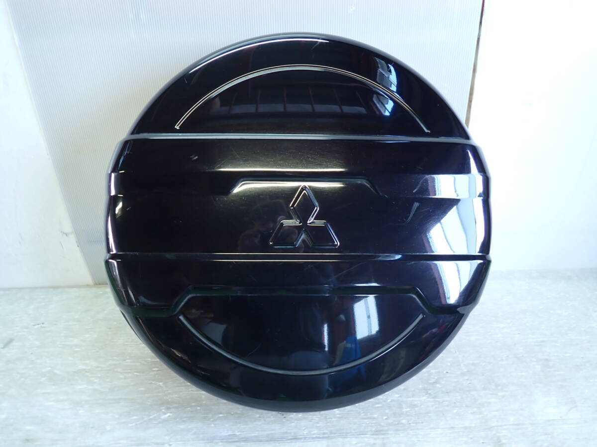 H53A/H58A Pajero Mini оригинальный задняя сторона чехол запасного колеса черный [25-1259]