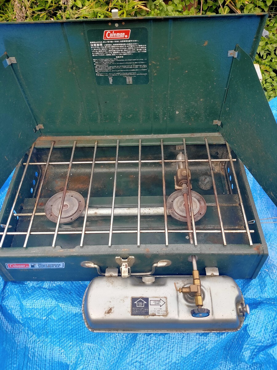 【未使用美品】Coleman 414 ツーバーナーコンロ 1993年製 2025年最新】Yahoo!オークション -コールマン414の中古品・新品