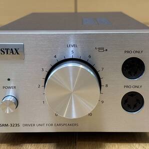 即決/送無 STAX スタックス SRM-323S オール半導体/中級機 上位機種=727Aと同じ出力TR 伝統=A級動作/バランス増幅/DCアンプ/非磁性体シャシ