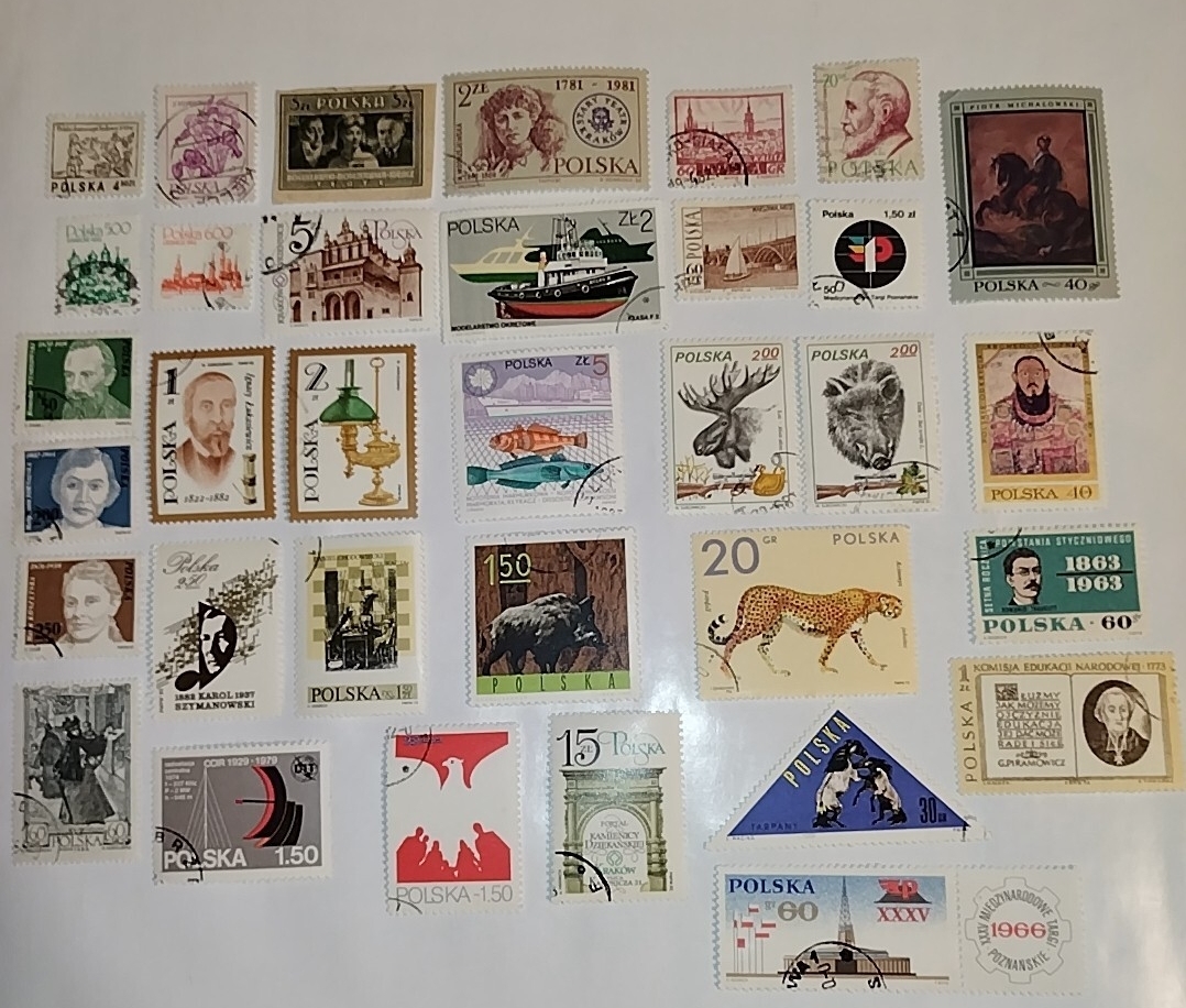 3252 外国切手 ポーランド 1972年 動物シリーズ 9種 未使用 3252 外国切手 ポーランド 1972年 動物シリーズ 9種 未使用