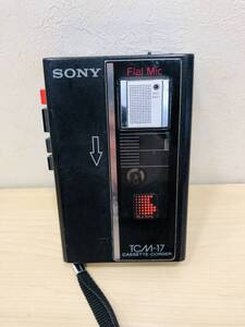 1円~ SONY TCM-17 CASSETTE-CORDER  ソニー カセットレコーダー 動作未確認