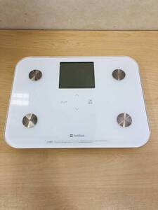 1円~  体組成計 体重計 ソフトバンク ホワイト softbank スマート体組成計 301si ダイエット 健康器具 動作未確認