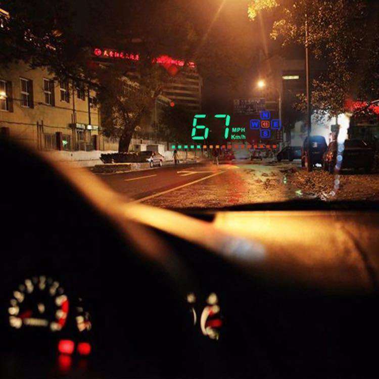 汎用 GPS フロントガラス デジタル 速度 スピードメーター プロジェクター