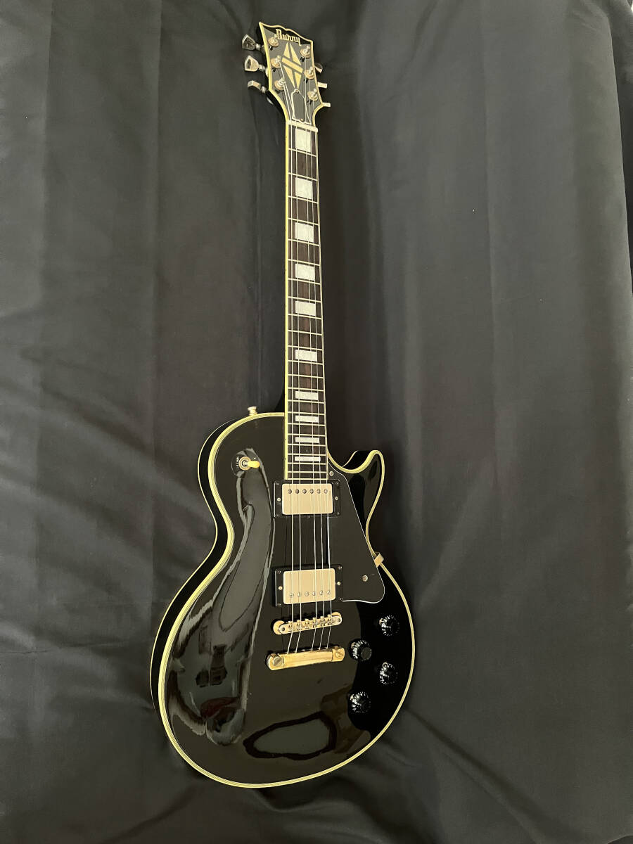 バーニー(フェルナンデス) レスポールカスタムタイプ エレキギター 黒 楽天市場】Burny RLC-60 BK FERNANDES レスポール・カスタム タイプ