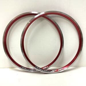 ALEXRIMS DA16 20インチ 406 レッド/CNC 32H 2本セット 未使用