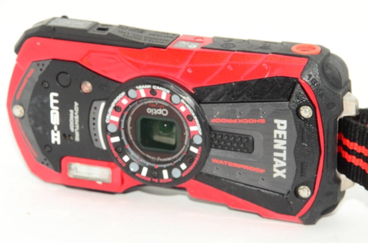 デジタルカメラ PENTAX Optio WG-2 RED Amazon.com : Pentax Optio WG-2 Digital Camera, Vermillion