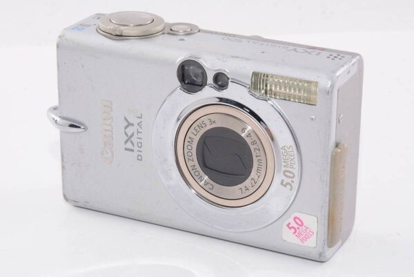 ■完動品 Canon IXY DIGITAL 500 コンパクトデジタルカメラ IXY DIGITALも500万画素に――キヤノン IXY DIGITAL 500（1/4