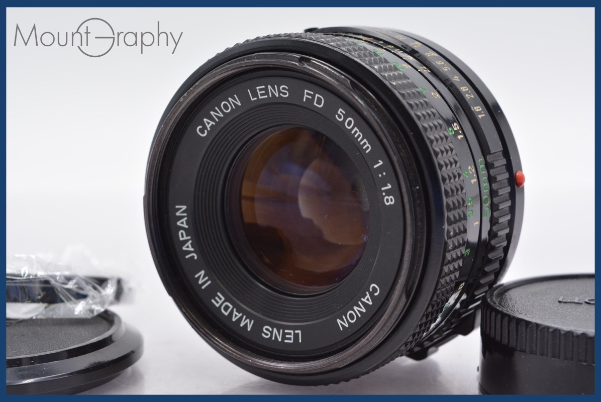 ★canon al-1★fd 50mm f1.8★完動品＊美品＊初期保証付き ☆canon al-1☆fd 50mm f1.8☆完動品＊美品＊初期保証付き