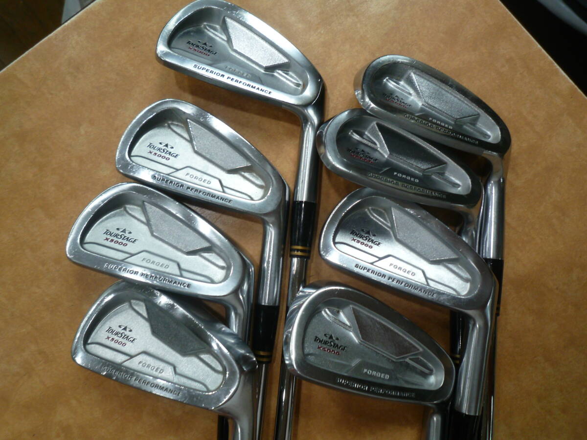 TOURSTAGE X5000 FORGED ゴルフ アイアン 8本 メンズ 右 Amazon.co.jp: 【中古品】ブリヂストン アイアンセット ツアー