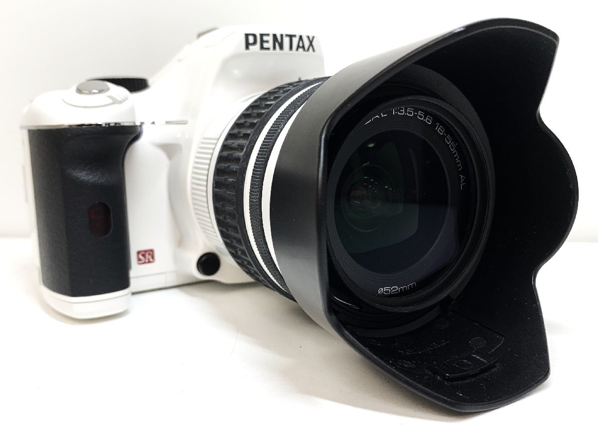 ★極上品★ ペンタックスPENTAX K-x SR ホワイト/ レンズキッド ☆極上品☆ ペンタックスPENTAX K-x SR ホワイト/ レンズキッド