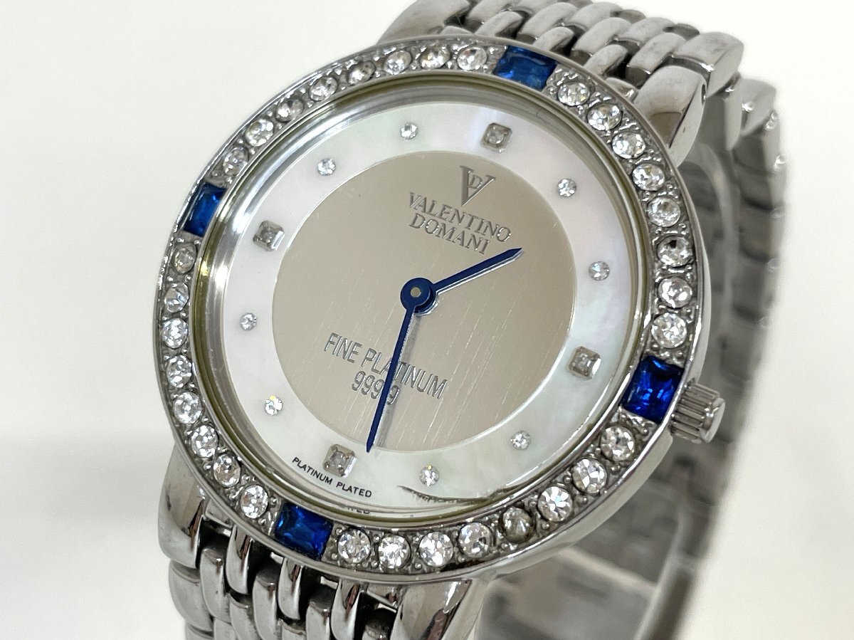 稼働 バレンチノ ドマーニ 腕時計 クオーツ QZ レディース ダイヤベゼル Yahoo!オークション -「バレンチノ ドマーニ」(アクセサリー