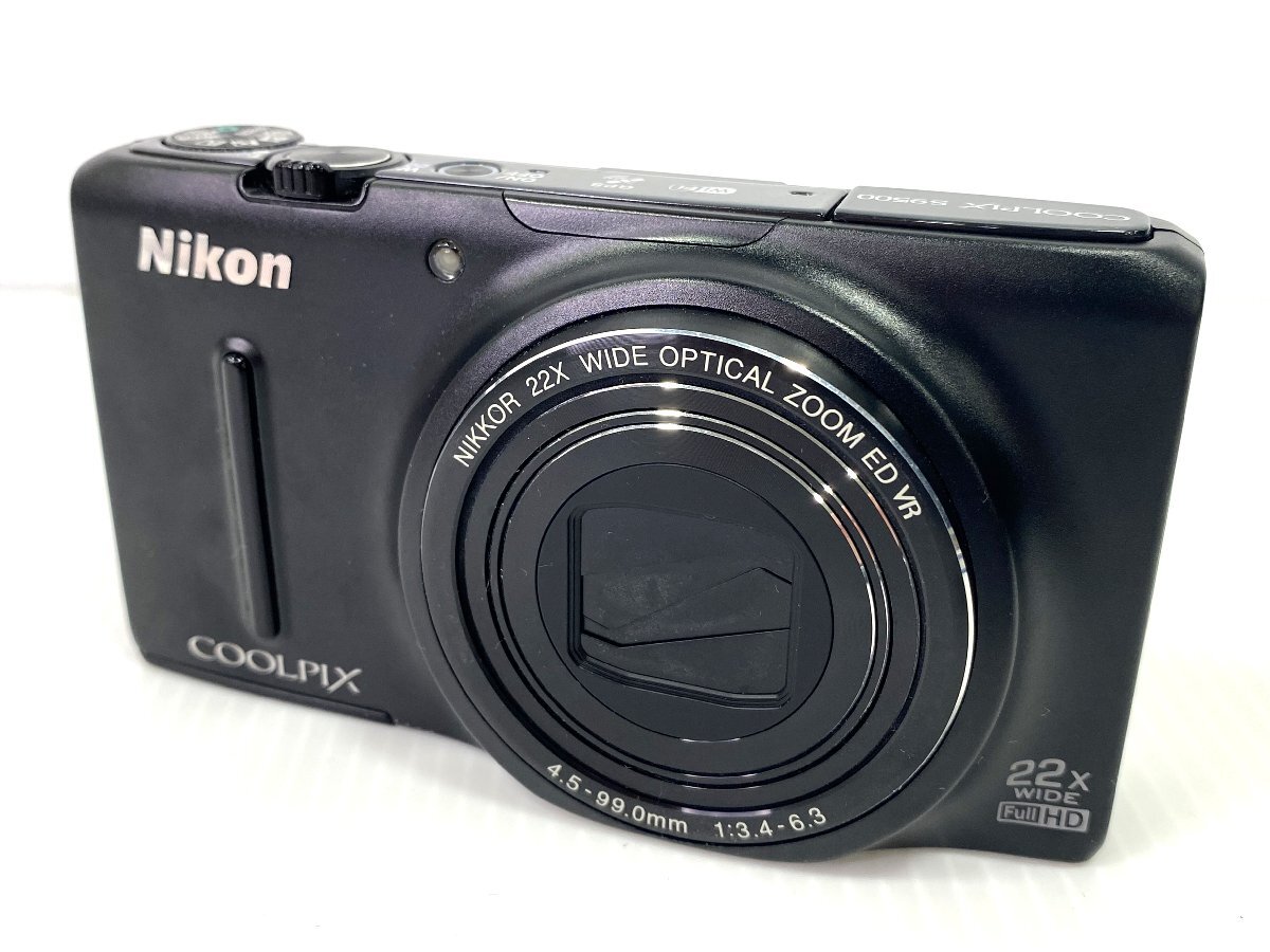 並品 NIKON ニコン COOLPIX S9500 マットブラック 動作品 Nikon - 超美品 COOLPIX S9500 マットブラック M333の通販 by