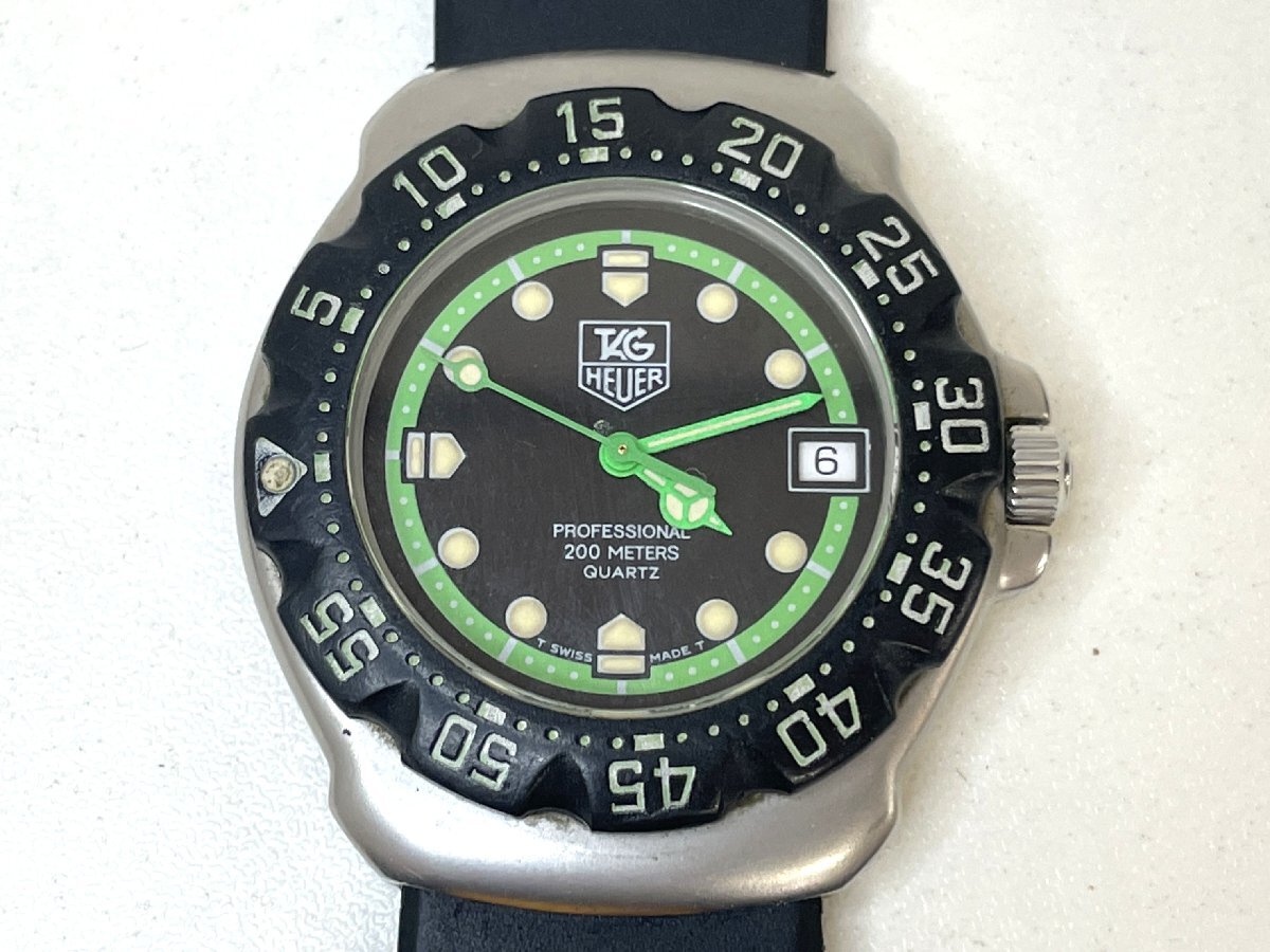 GW値下【美品】タグホイヤー　プロフェショナル　ヴィンテージ　フォーミュラー1 ムーンスウォッチより安い】80～90年代のタグ・ホイヤー